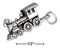 Silver Charms & Pendants Sterling Silver Charm:  Three Dimensional Choo-choo Train Charm JadeMoghul