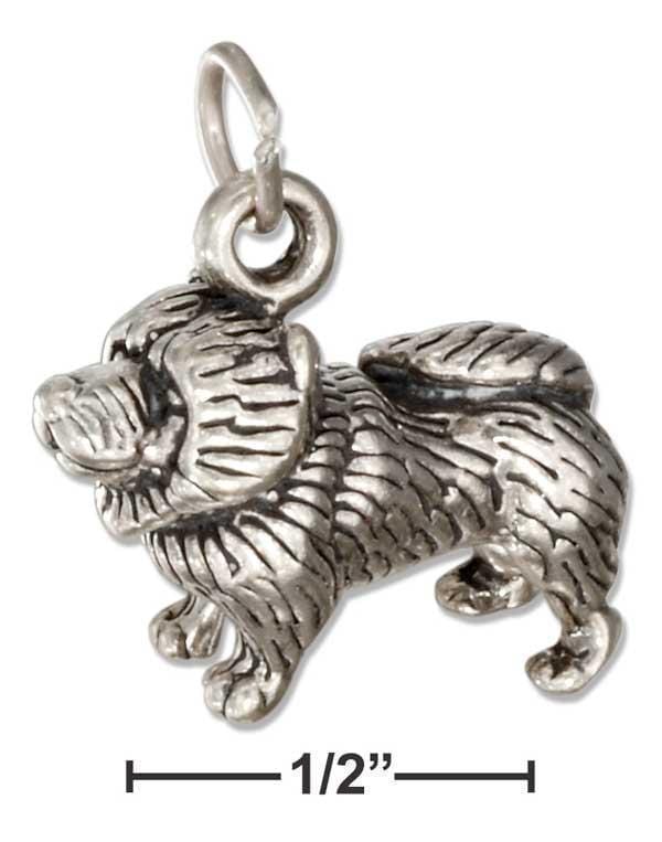 Silver Charms & Pendants Sterling Silver Charm:  Three Dimensional Chow Chow Dog Charm JadeMoghul Inc.