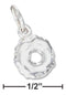 Silver Charms & Pendants Sterling Silver Charm: Three Dimensional Donut Charm JadeMoghul