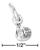 Silver Charms & Pendants Sterling Silver Charm:  Three Dimensional Head Of Garlic Charm JadeMoghul