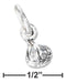 Silver Charms & Pendants Sterling Silver Charm:  Three Dimensional Head Of Garlic Charm JadeMoghul