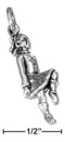 Silver Charms & Pendants Sterling Silver Charm:  Three Dimensional Irish Step Dancer Charm JadeMoghul