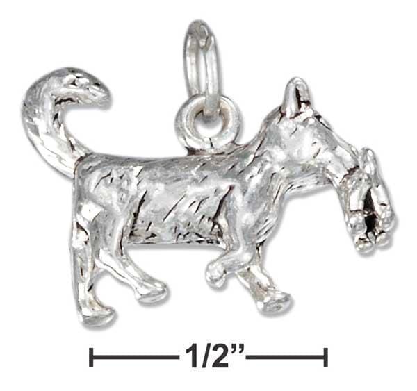 Silver Charms & Pendants Sterling Silver Charm:  Three Dimensional Mother Cat Charm Carrying Kitten JadeMoghul