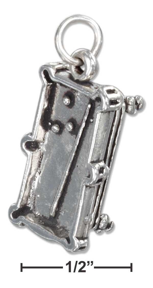 Silver Charms & Pendants Sterling Silver Charm:  Three Dimensional Pool Table Charm JadeMoghul