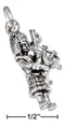 Silver Charms & Pendants Sterling Silver Charm:  Three Dimensional Scottish Bagpipe Player Charm JadeMoghul