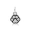 Silver Charms & Pendants Sterling Silver Charm:  Tiny Tot Paws Dog Paw Print Charm JadeMoghul Inc.