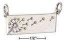 Silver Charms & Pendants Sterling Silver Dandelion And Seeds Nature Festoon Pendant JadeMoghul Inc.