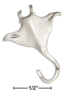 Silver Charms & Pendants Sterling Silver Diamond Cut Stingray Pendant JadeMoghul