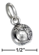 Silver Charms & Pendants Sterling Silver Earth Charm JadeMoghul Inc.