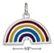 Silver Charms & Pendants Sterling Silver Enamel Rainbow Charm JadeMoghul Inc.