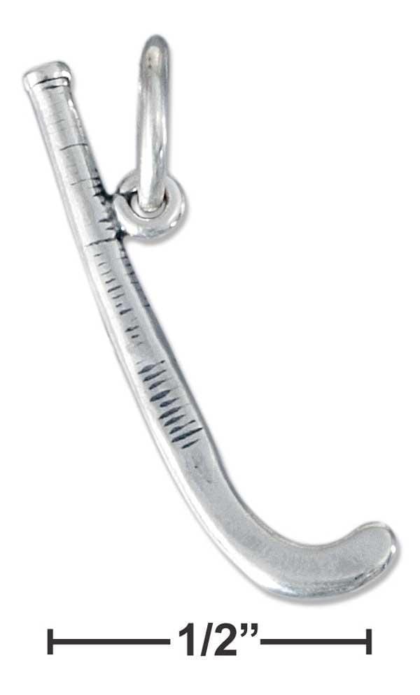 Silver Charms & Pendants Sterling Silver Field Hockey Stick Charm JadeMoghul Inc.