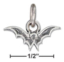 Silver Charms & Pendants Sterling Silver Flying Bat Charm JadeMoghul Inc.