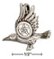 Silver Charms & Pendants Sterling Silver Flying Raven Pendant With Pentagram JadeMoghul Inc.