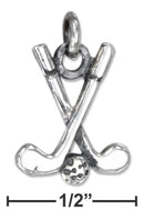 Silver Charms & Pendants Sterling Silver Golf Clubs And Ball Golf Charm JadeMoghul Inc.