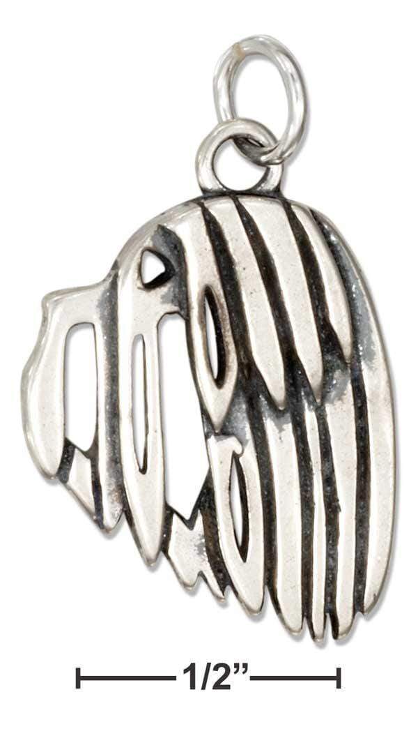 Silver Charms & Pendants Sterling Silver Havanese Pendant, Head JadeMoghul