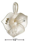 Silver Charms & Pendants Sterling Silver Hibiscus Flower Pendant JadeMoghul Inc.