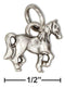 Silver Charms & Pendants Sterling Silver Horse Charm JadeMoghul