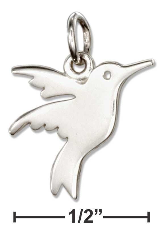 Silver Charms & Pendants Sterling Silver Hummingbird Charm JadeMoghul