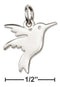 Silver Charms & Pendants Sterling Silver Hummingbird Charm JadeMoghul Inc.