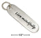 Silver Charms & Pendants Sterling Silver Inspirational "live Mindfully" Message Tag Charm JadeMoghul