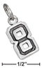 Silver Charms & Pendants Sterling Silver Jersey "8" Number Charm JadeMoghul Inc.