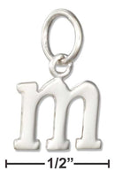 Silver Charms & Pendants Sterling Silver Lower Case Letter "M" Initial Charm JadeMoghul Inc.