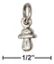 Silver Charms & Pendants Sterling Silver Mini Baby Pacifier Charm JadeMoghul