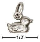 Silver Charms & Pendants Sterling Silver Mini Rubber Duckie Charm JadeMoghul