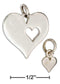 Silver Charms & Pendants Sterling Silver Mother Daughter Heart Charm Set JadeMoghul Inc.