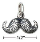 Silver Charms & Pendants Sterling Silver Mustache Charm JadeMoghul