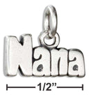 Silver Charms & Pendants STERLING SILVER "NANA" MESSAGE CHARM JadeMoghul