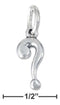 Silver Charms & Pendants Sterling Silver "?" Question Mark Charm JadeMoghul Inc.