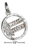 Silver Charms & Pendants Sterling Silver Round Lake Tahoe Pendant JadeMoghul Inc.