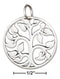 Silver Charms & Pendants Sterling Silver Round Tree Of Life Charm JadeMoghul Inc.