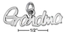 Silver Charms & Pendants Sterling Silver Script Grandma Charm JadeMoghul Inc.