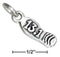 Silver Charms & Pendants Sterling Silver Shoe Bottom With "13.1" Half Marathon Charm JadeMoghul Inc.