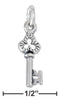 Silver Charms & Pendants Sterling Silver Skeleton Key Charm JadeMoghul Inc.