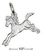 Silver Charms & Pendants STERLING SILVER SMALL RUNNING HORSE CHARM JadeMoghul