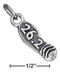 Silver Charms & Pendants Sterling Silver Sneaker Sole With "26.2" Charm JadeMoghul Inc.