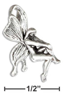 Silver Charms & Pendants STERLING SILVER THREE DIMENSIONAL FAIRY CHARM JadeMoghul