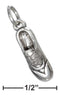 Silver Charms & Pendants Sterling Silver Three Dimensional Running Shoe Sneaker Charm JadeMoghul Inc.