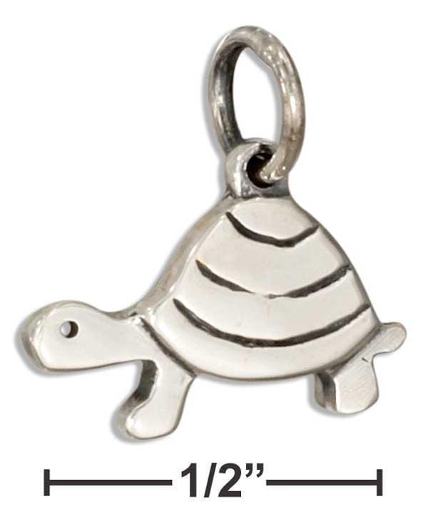 Silver Charms & Pendants Sterling Silver Turtle Charm JadeMoghul Inc.