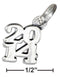 Silver Charms & Pendants STERLING SILVER YEAR "2014" CHARM JadeMoghul