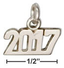 Silver Charms & Pendants Sterling Silver Year "2017" Charm JadeMoghul