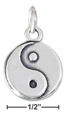 Silver Charms & Pendants Sterling Silver Yin Yang Charm JadeMoghul Inc.