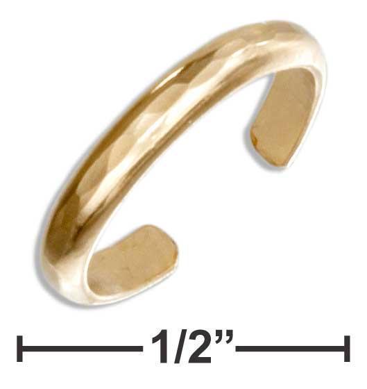 12 KARAT GOLD FILLED 2MM HAMMERED BAND EAR CUFF-Silver Ear Cuffs-JadeMoghul Inc.