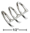 Silver Ear Cuffs Sterling Silver Ear Cuff:  Triple Coil Ear Cuff JadeMoghul