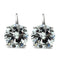 Silver Earrings Christmas Earrings 3W090 Rhodium Brass Earrings with AAA Grade CZ Alamode Fashion Jewelry Outlet