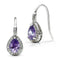 Silver Earrings Christmas Earrings 3W100 Rhodium Brass Earrings with AAA Grade CZ Alamode Fashion Jewelry Outlet