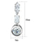 Silver Earrings Christmas Earrings 3W1060 Rhodium Brass Earrings with AAA Grade CZ Alamode Fashion Jewelry Outlet